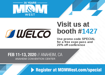 Exhibition Information: MD&M WEST 2020